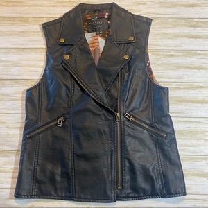 Sanctuary Faux Leather Vest XS